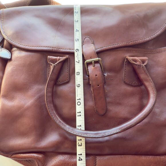 Polo Ralph Lauren Chocolate Leather Brief Case - Picture 8 of 8